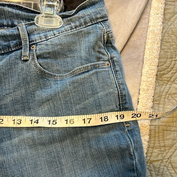 Levi's 515 Jeans Size 14 Short Bootcut Womens Light Wash Blue Stretch Denim‎ - Picture 11 of 16